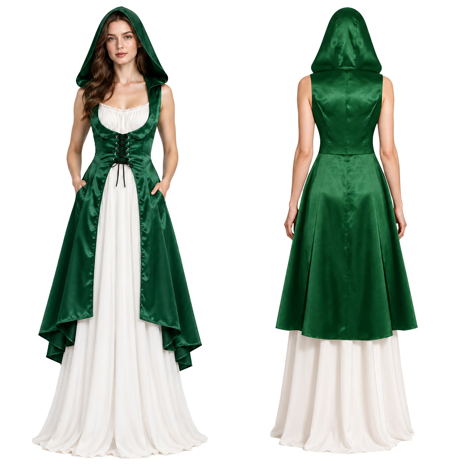Dresses - Женское средневековое, ренессансное, викторианское платье с
