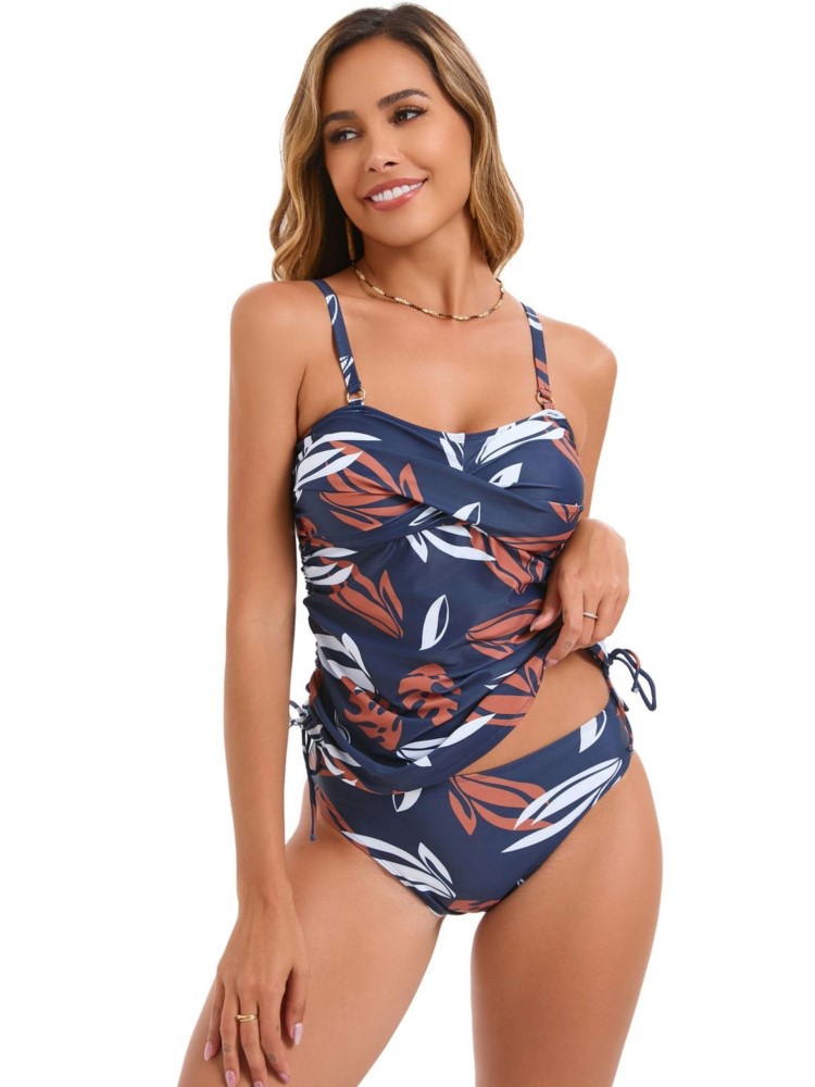 Swimwear - Женский купальник-танкини с эффектом пуш-ап, новый