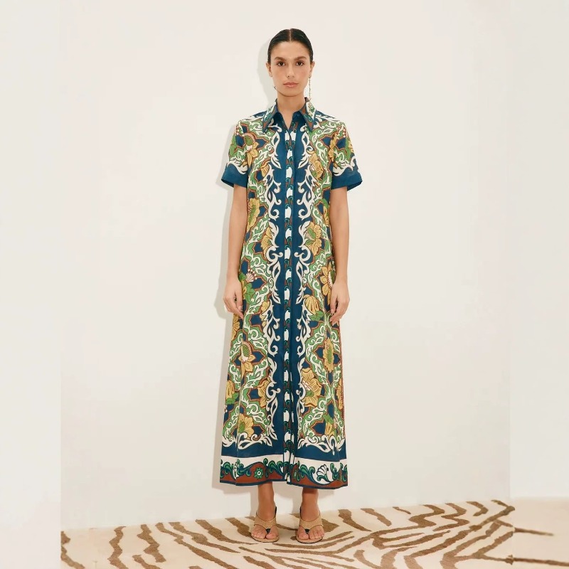 Casual Loose Linen Shirt Dress - Осень 2026: Новое оригинальное модное женское