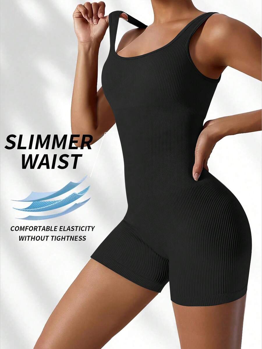 Женский комбинезон KIKIMINK: б – обзор и цена Seamless Ribbed Workout Tank Top