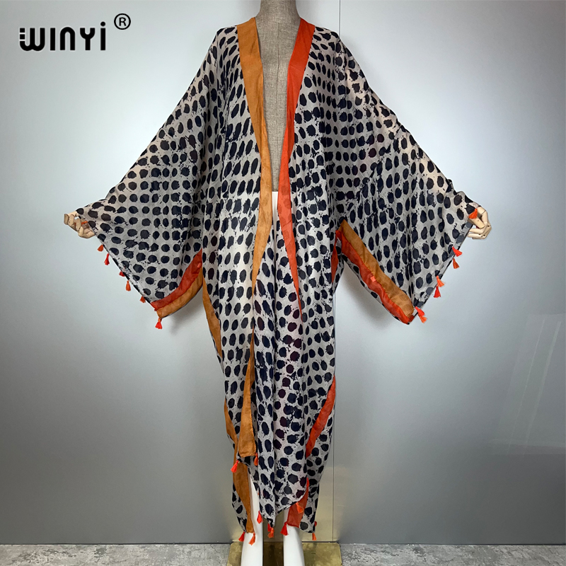 Летний наряд WINYI: кимоно в а – обзор и цена Boho Summer Beach Maxi Dress