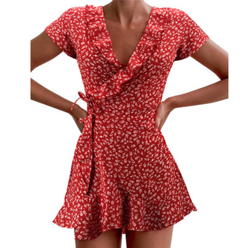 Женское летнее платье-трапеция – обзор и цена French Vintage Floral Midi Dress
