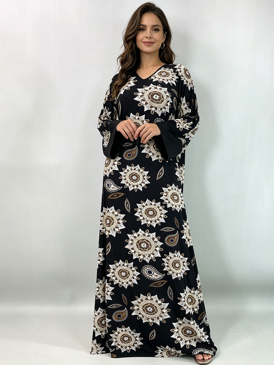 Платье макси большого размера  – обзор и цена Boho Summer Beach Maxi Dress