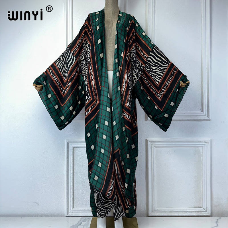 WINYI кимоно, сексуальное лето – обзор и цена Boho Summer Beach Maxi Dress