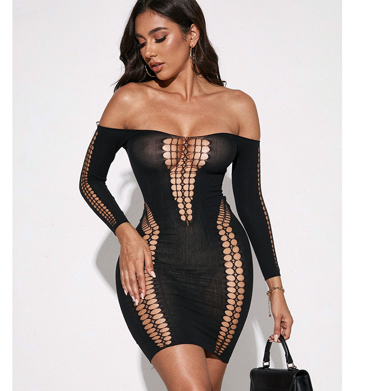 Женское пляжное платье из проз – обзор и цена Sexy Mesh Sheer Bodycon Dress