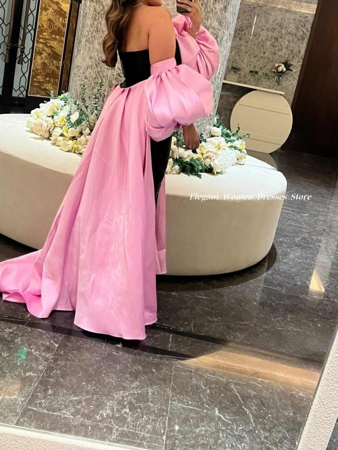 Вечернее атласное платье макси – обзор и цена Elegant Satin Evening Gown Split