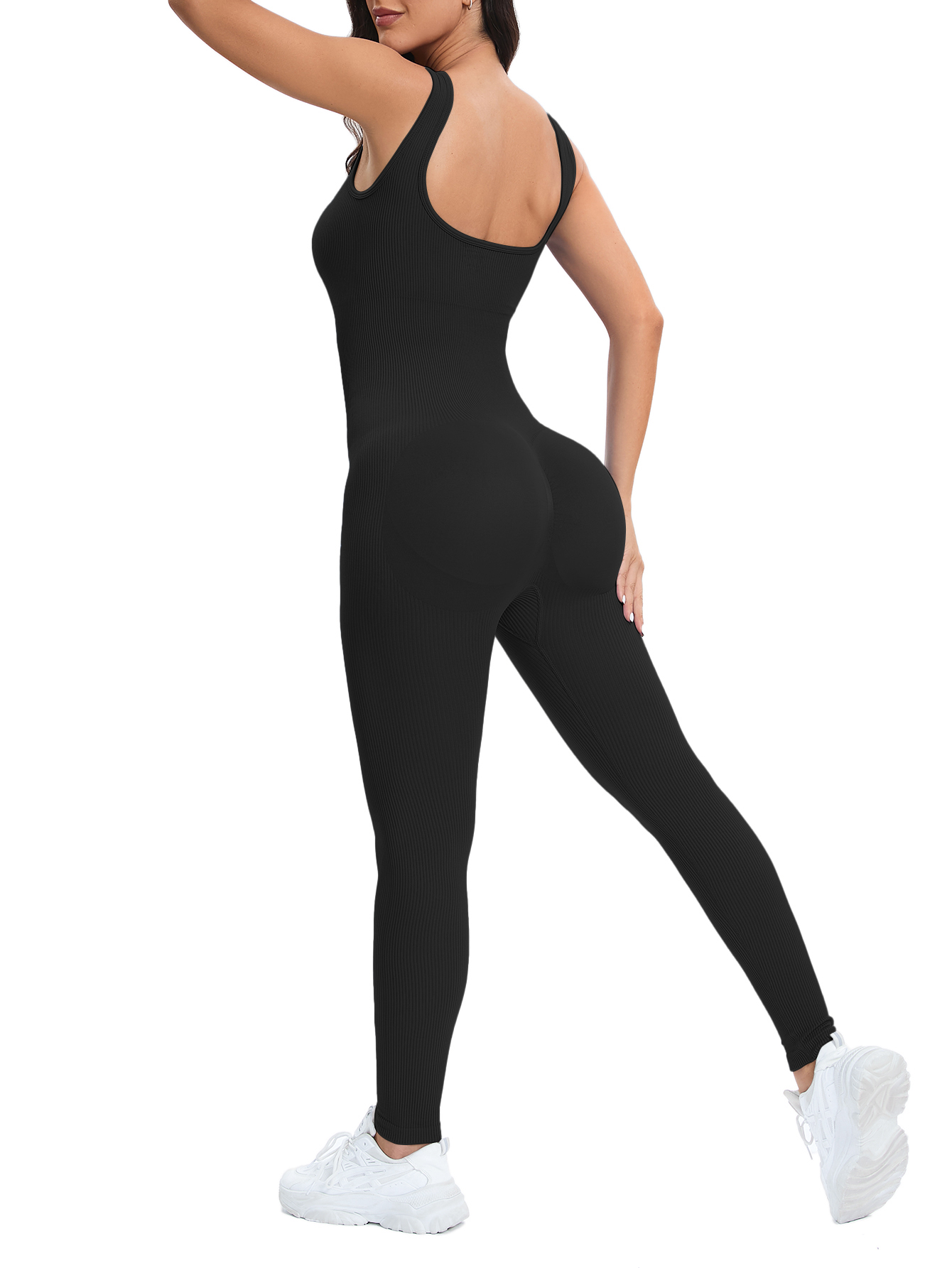 Женский бесшовный комбинезон д – обзор и цена Seamless Ribbed Workout Tank Top