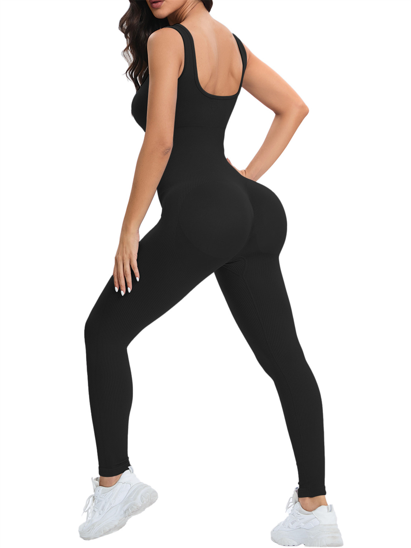 Женский бесшовный комбинезон д – обзор и цена Seamless Ribbed Workout Tank Top