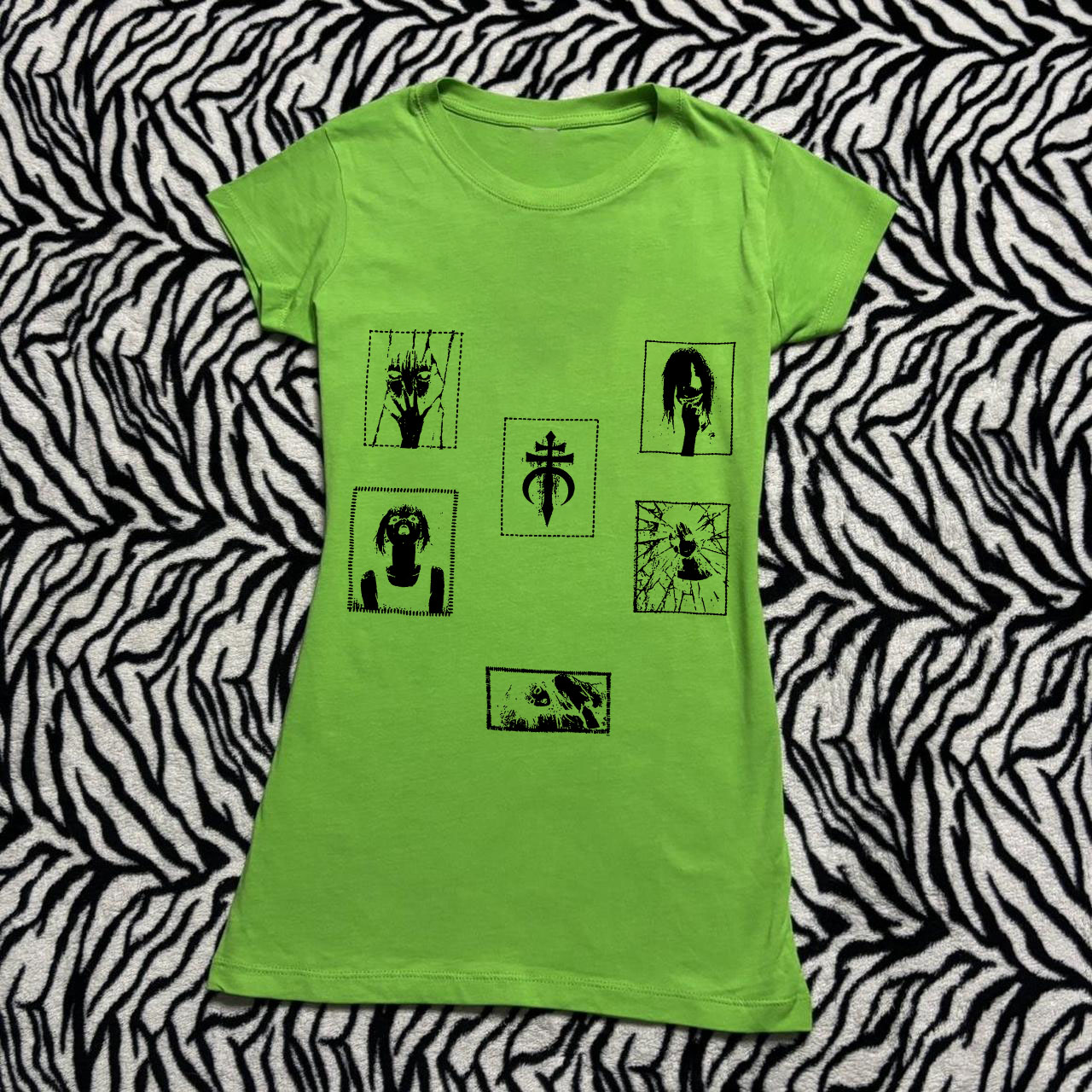 Винтажный укороченный топ для  – обзор и цена Y2K Graphic Baby Tee Crop