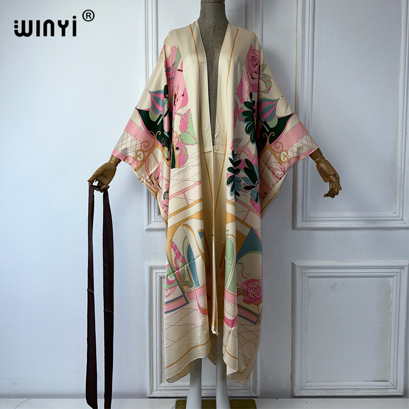 WINYI Летнее платье-накидка в  – обзор и цена Boho Summer Beach Maxi Dress