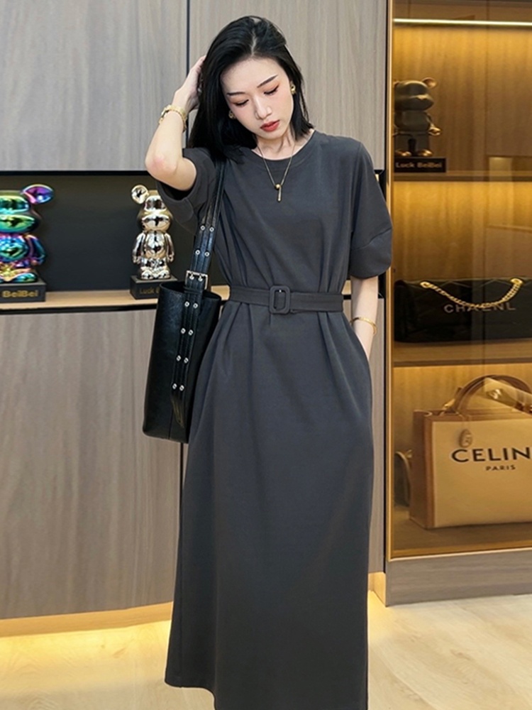 Женское летнее повседневное дл – обзор и цена Korean Style A Line Shirt Dress