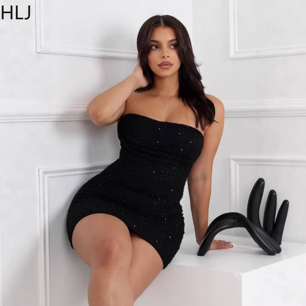 HLJ Сексуальное женское мини-п – обзор и цена Sparkly Rhinestone Club Party Dress
