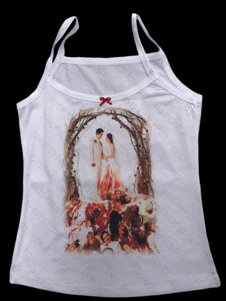 Майки с графикой аниме в стиле – обзор и цена Y2K Graphic Baby Tee Crop