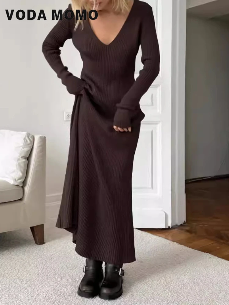 Универсальные облегающие плать – обзор и цена Bodycon Long Sleeve Ribbed Dress